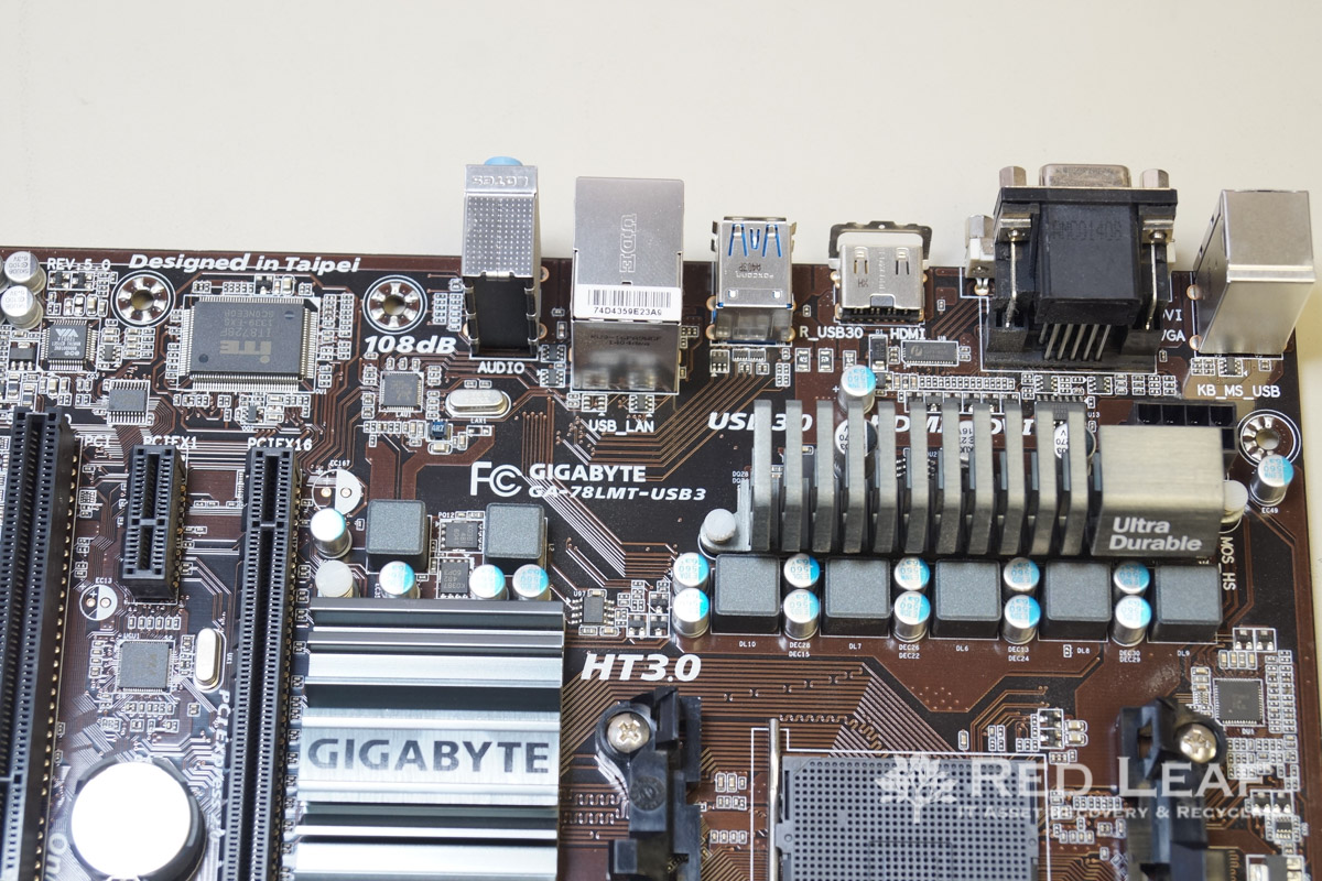 GIGABYTE GA-78LMT-USB3 AM3 AMD Motherboard - Red Leaf IT Asset Recovery